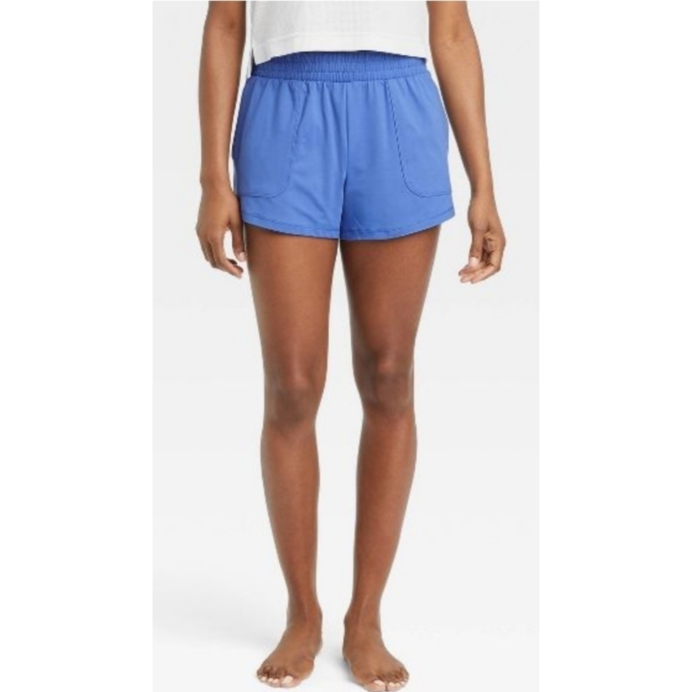 All in Motion Mid Rise Knit shorts Blue Size XS